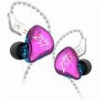 KZ ZST X PURPLE NO MIC - IEM 35 IN EAR MONITOR EARPHONES DYNAMIC HYBRID DUAL DRIVER 1BA+1DD