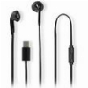 NEDIS HPWD4024BK WIRED EARPHONES USB-C BUILT-IN MICROPHONE BLACK