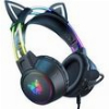 ONIKUMA GAMING HEADSET X15 PRO ΜΕ ΑΥΤΙΑ ΓΑΤΑΣ (ΜΑΥΡΟ)