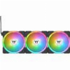 THERMALTAKE SWAFAN EX12 120ΜΜ ARGB SYNC PC COOLING FAN TT PREMIUM EDITION BLACK 3-PACK