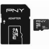 PNY PERFORMANCE PLUS 32GB MICRO SDHC MEMORY CARD C10 + ADAPTER P-SDU32G10PPL-GE
