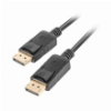 LANBERG DISPLAYPORT M/M CABLE 0.5M 4K BLACK