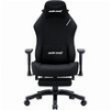 ANDA SEAT GAMING CHAIR LUNA PRO BLACK FABRIC W/FOOTREST