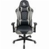GEMBIRD GAMING PVC LEATHER CHAIR WITH PILLOWS BLACK GREY GC-03-BG