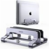 UGREEN LP258 VERTICAL STAND TWO FOR LAPTOP WITH THICKNESS 12MM - 26MM SILVER