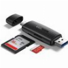 UGREEN TYPE-C + USB-A CARD READER CM304 SD+MICROSD BLACK
