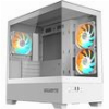 CASE GIGABYTE C201 CASE PANORAMIC ICE MATX + 3 ARGB FANS