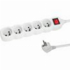 ESPERANZA ELK214W POWER STRIP 5 ΜΠΡΙΖΕΣ ΜΕ ΔΙΑΚΟΠΤΗ 1.5M WHITE