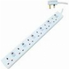 EUROLAMP ΠΟΛΥΠΡΙΖΟ 6Θ UK 6 ΔΙΑΚΟΠΤΕΣ 3M 3X1,25MM ΠΡΟΣΤΑΣΙΑ ΕΠΑΦΩΝ 147-62314