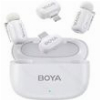 BOYA MINI IPHONE LIGHTNING & TYPE-C WHITE - 2,4GHZ 2MIC WIRELESS MICROPHONE WITH CHARGING BOX