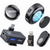 BOYALINK 3 - TYPE-C & 3,5MM AI-POWERED BUTTON WIRELESS MICROPHONE 2 TX + 1 RX NO CASE