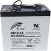 RITAR LEAD ACID BATTERY /FOR ELECTRIC CARTS/ (EV12-55) AGM 12V / 55AH -229 / 138 /211 MM