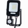EUROLAMP ΠΡΟΒΟΛΕΑΣ LED 10W SMD ΜΕ ΠΕΡΙΣΤΡΕΦΟΜΕΝΟ ΑΝΙΧΝΕΥΤΗ ΚΙΝΗΣΗΣ ΜΑΥΡΟΣ IP54 4000K PLUS