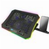 ESPERANZA EGC109 RGB ILLUMINATED NOTEBOOK COOLING PAD WITH MOBILE PHONE STAND GALERNE