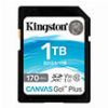 KINGSTON SDG3/1TB CANVAS GO PLUS 1TB SDXC 170R CLASS 10 UHS-I U3 V30 A2