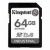 KINGSTON SDIT/64GB 64GB INDUSTRIAL PSLC SDXC MEMORY CARD UHS-I U3 V30 A1 TLS NAND
