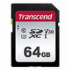TRANSCEND SDC300S SDXC 64GB U1 V10 3D NAND CLASS 10 TS64GSDC300S