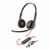 POLY BLACKWIRE 3220 STEREO USB-C HEADSET + USB-C/A (BULK)