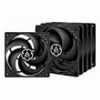 ARCTIC P12 PWM PST FAN 120MM VALUE PACK BLACK/BLACK