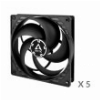 ARCTIC P14 PWM PST PRESSURE-OPTIMISED 140MM CASE FAN WITH PWM PST VALUE PACK 5PCS