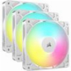 CORSAIR RS120 ARGB 120MM PWM FAN WHITE TRIPLE PACK CO-9050185-WW