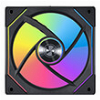 LIAN LI UNI FAN INFINITY SINGLE BLACK ARGB PWM 120MM 0~2200RPM (1PCS) NO CONTROLLER