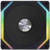 LIAN LI UNI FAN SL 120 V2 REVERSE BLADE SL120V2 BLACK - ARGB PWM CASE FAN (1PCS) NO CONTROLLER