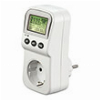 HAMA 223561 ENERGY COST METER WITH LCD DISPLAY, DIGITAL ELECTRICITY METER FOR SOCKETS