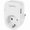 LOGILINK PA0247 SOCKET ADAPTER 1X CEE 7/3 + 2X USB-A