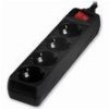 ΠΟΛΥΠΡΙΖΟ V04BK ALFAONE 4 ΘΕΣΕΙΣ ΜΕ ΔΙΑΚΟΠΤΗ 3X1,5MM 1,5M ΜΑΥΡΟ