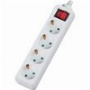 ΠΟΛΥΠΡΙΖΟ V04BK ALFAONE 4 ΘΕΣΕΙΣ ΜΕ ΔΙΑΚΟΠΤΗ 3Χ1,5MM 1,5M ΛΕΥΚΟ