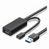 CABLE USB 3.0 M/F 10M & POWER PORT UGREEN US175 20827