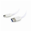 CABLEXPERT CCP-USB3-AMCM-W-0.1M USB 3.0 AM TO TYPE-C CABLE (AM/CM) 0.1M WHITE