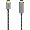 HAMA 200506 VIDEO CABLE DISPLAYPORT PLUG - HDMI PLUG ULTRA-HD 4K@60 HZ ALU 1.50 M