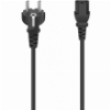 HAMA 200738 POWER CORD PLUG WITH EARTH CONTACT - 3-PIN SOCKET 2.50 M