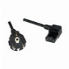 LOGILINK CP118 POWER CORD SCHUKO STRAIGHT - C13 90° 3M BLACK