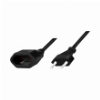 LOGILINK CP123 POWER CORD EXTENSION EURO CEE 7/16 PLUG TO SOCKET 2M BLACK