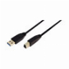 LOGILINK CU0024 USB 3.0 CONNECTION CABLE AM TO BM 2M BLACK