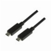 LOGILINK CU0128 USB-C 3.1 TO USB-C 3.1 GEN2 CABLE 0.5M BLACK
