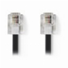 NEDIS TCGP90200BK50 TELECOM CABLE RJ11 MALE - RJ11 MALE 5M BLACK