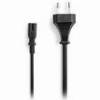 NOD PC7-2C ΚΑΛΩΔΙΟ ΤΡΟΦΟΔΟΣΙΑΣ EURO ΑΡΣΕΝΙΚΟ - IEC-320-C7 ΘΗΛΥΚΟ, 2M