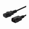 SAVIO CL-99 COMPUTER POWER EXTENSION CABLE C14 - C13 1.2M BLACK