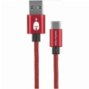 SPARTAN GEAR DOUBLE SIDED USB CABLE TYPE-C 2M RED