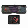A4TECH BLOODY USB B1700 BLOODY BUNDLE SET KEYBOARD MOUSE MOUSPAD