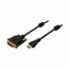 LOGILINK CH0004 HDMI TO DVI-D CABLE GOLD PLATED 2.0M BLACK