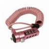 LOGILINK NBS007 HEAVY DUTY SECURITY CABLE WITH 4-DIAL COMBINATION LOCK PINK