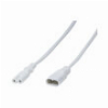 LOGILINK CP132 POWER CORD EXTENSION IEC 60320 C8 - C7 2M WHITE