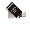 PHILIPS 2-IN-1 128GB USB 3.1 + TYPE-C OTG FLASH DRIVE MIDNIGHT BLACK FM12DC152B/00