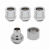 CORSAIR HYDRO X FITTING SOFT XF STRAIGHT CHROME 4-PACK (10/13MM COMPRESSION)