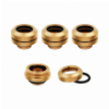 CORSAIR HYDRO X FITTING HARD XF STRAIGHT GOLD 4-PACK (14MM OD COMPRESSION)